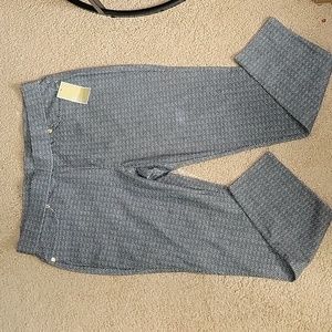 Michael Kors Black and White Pants, size XL